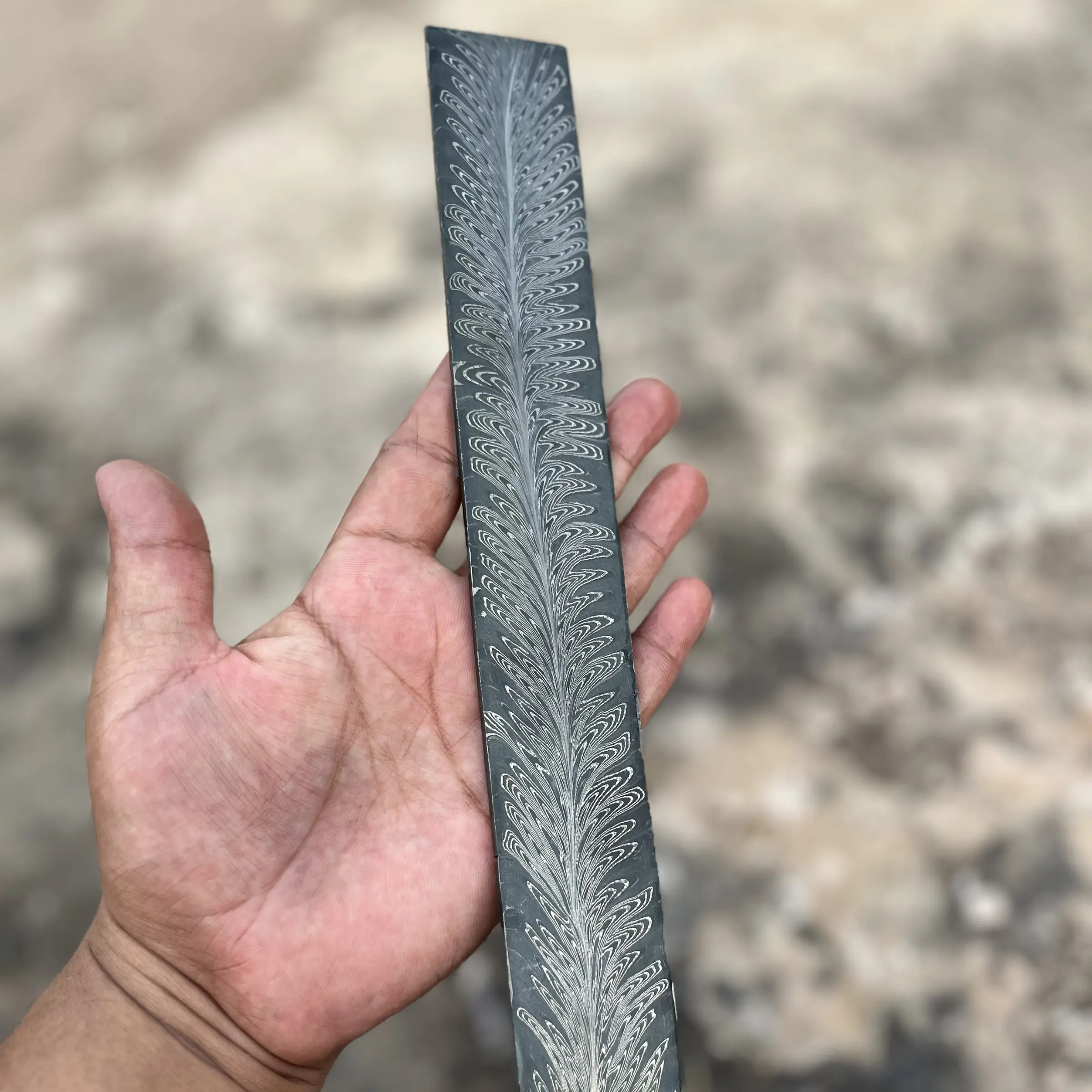 Feather Damascus Patterns